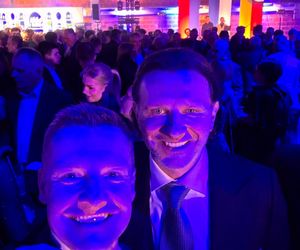 Rafał Mroczek na gali Ekstraklasy