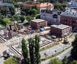 Budowa TBS przy ul. Hallera w Rybniku. Lipiec 2022