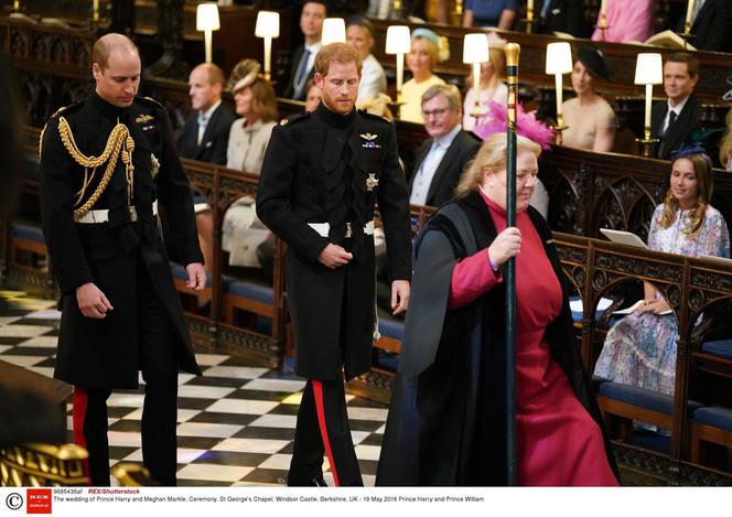 ŚLUB KSIĘCIA HARRY'EGO Z MEGHAN MARKLE - KOŚCIÓŁ.