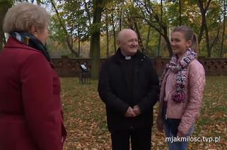 M jak miłość. Ala (Alicja Ostolska), ksiądz (Maciej Damięcki), Barbara (Teresa Lipowska)