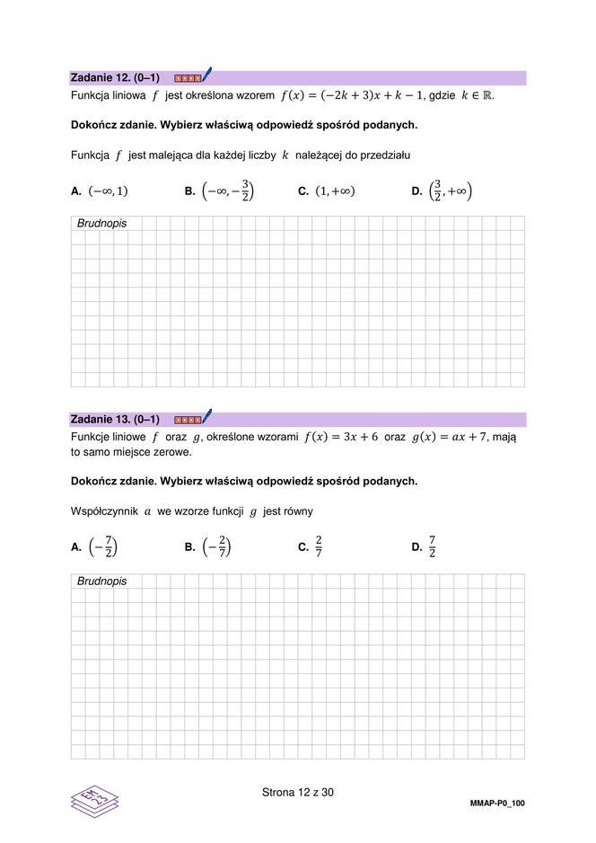 Matura 2024: matematyka. Arkusze CKE i odpowiedzi. Poziom podstawowy [Formuła 2023]