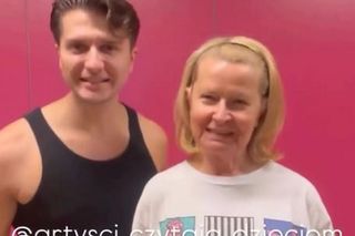 Barbara Bursztynowicz na treningu