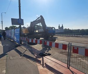 Remont mostu Grunwaldzkiego w Krakowie