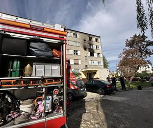 Pożar przy ulicy Matejki w Ostrowie. Sprawę wyjaśnia policja 