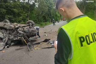 Tragedia pod Częstochową. Nie żyje 39-letni kierowca, jego brat walczy o życie w szpitalu