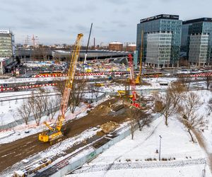 Budowa tramwaju do Dworca Zachodniego w styczniu 2025