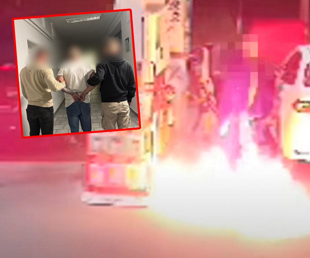 Wrocław. Rozlał benzynę na stacji i ją podpalił. 49-latek w rękach policji [ZDJĘCIA]