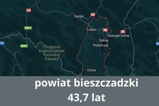 Najstarsze powiaty Podkarpacia. Tutaj mediana wieku jest największa 