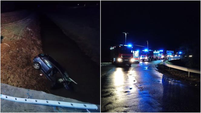 Koszmar pod Sochaczewem! Opel wpadł do rowu z wodą. 21-latka zginęła [ZDJĘCIA]