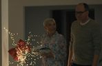 Barwy szczęścia, odcinek 3190. Krystyna (Hanna Bieluszko), Marek (Marcin Perchuć)  