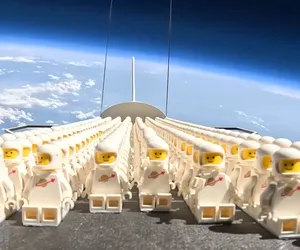 Wysłali 1000 minifigurek w kosmos! Niesamowite wideo z misji kosmicznej LEGO