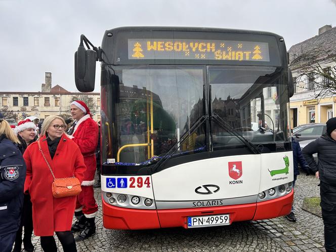 Mikołajki na Placu Wolności w Koninie