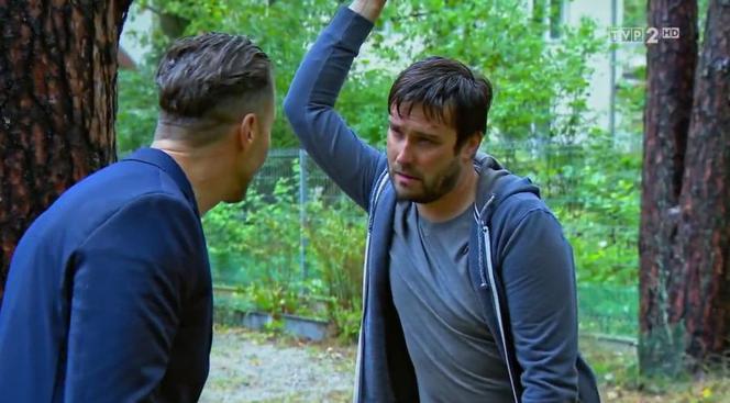 Barwy szczęścia, odcinek 1991. Sebastian (Kacper Krupski), Damian  (Michał Lesień)