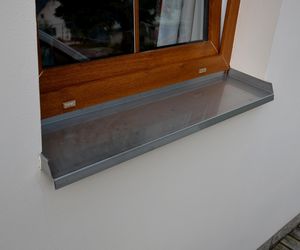 Stalowy parapet zewnętrzny 
