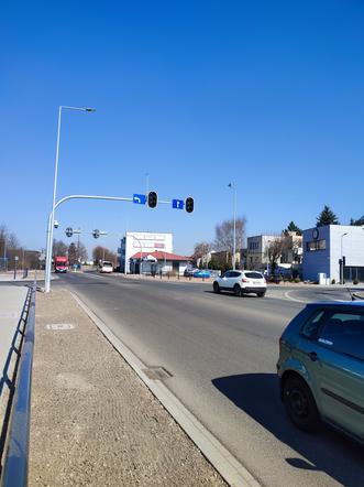 Skrzyżowanie ul. Fabryczna w Lesznie