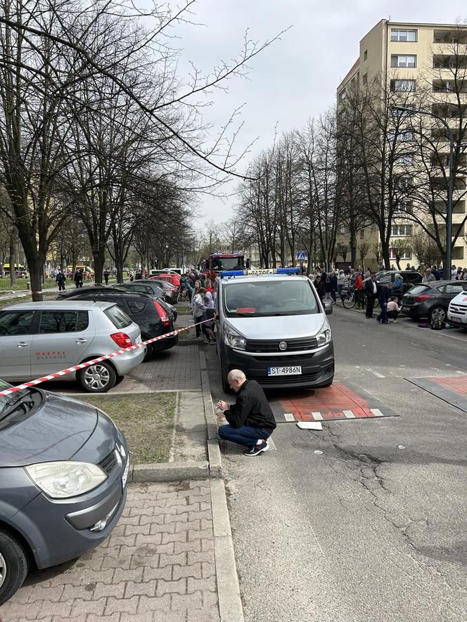 Wybuch gazu w Tychach. Potężna eksplozja wybiła szyby na górnych piętrach 