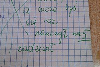 Najlepsze odpowiedzi z kartkówek i sprawdzianów