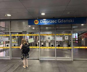 Utrudnienia w metrze w Warszawie (3.07.2025)