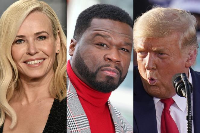 Chelsea Handler, 50 Cent i Donald Trump