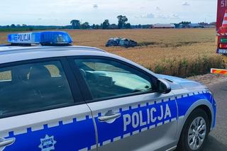 Dwóch 18-latków zginęło po dachowaniu nissana