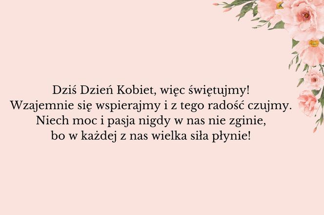 Życzenia na Dzień Kobiet