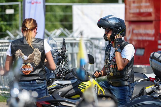 Parada motocyklistów w Dąbrowie Górniczej