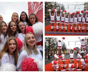 Grupa cheerleaders Kolejorz Girls