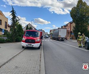 W matkę z dzieckiem wjechała ciężarówka. Obydwoje trafili do szpitala