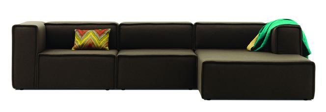 Sofa modułowa w stylu skandynawskim