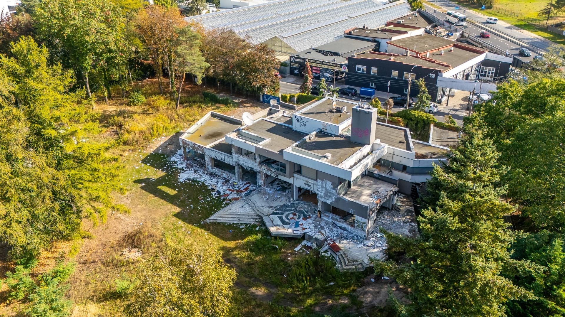 Opuszczona willa przy Ryżowej 72 w Warszawie