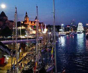 Nocne oblicze finału The Tall Ships Races 2024 w Szczecinie