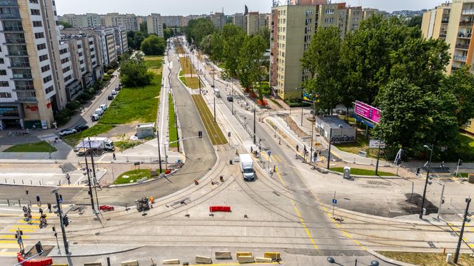Tramwaj na Stegny w Warszawie