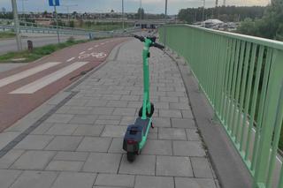 Tak białostoczanie parkują hulajnogi