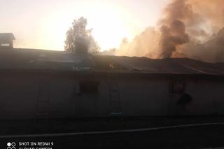 W Ćmińsku pali się kurnik