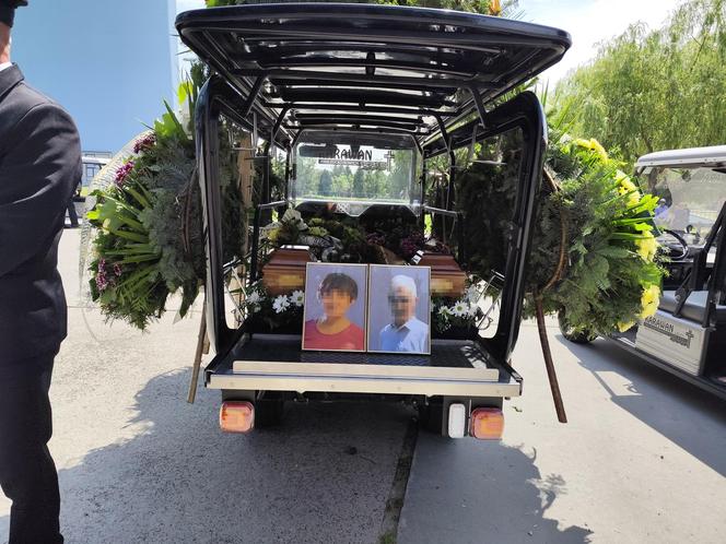 Pogrzeb zamordowanych przez syna Haliny i Huberta