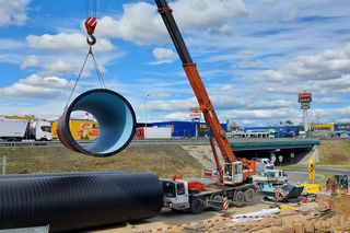 Przebudowa odwodnienia z S86 w Katowicach