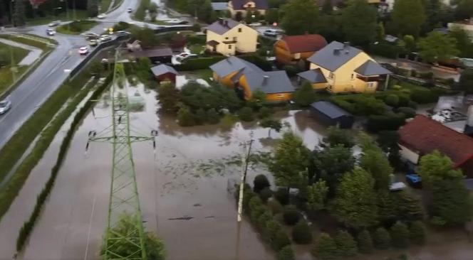 Gwałtowne burze zaatakowały na Podkarpaciu