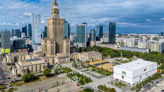 Plac Centralny Warszawa, sierpień 2025