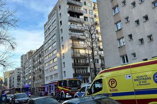 Potężny wybuch w centrum Warszawy. Kłęby dymu przy wieżowcach