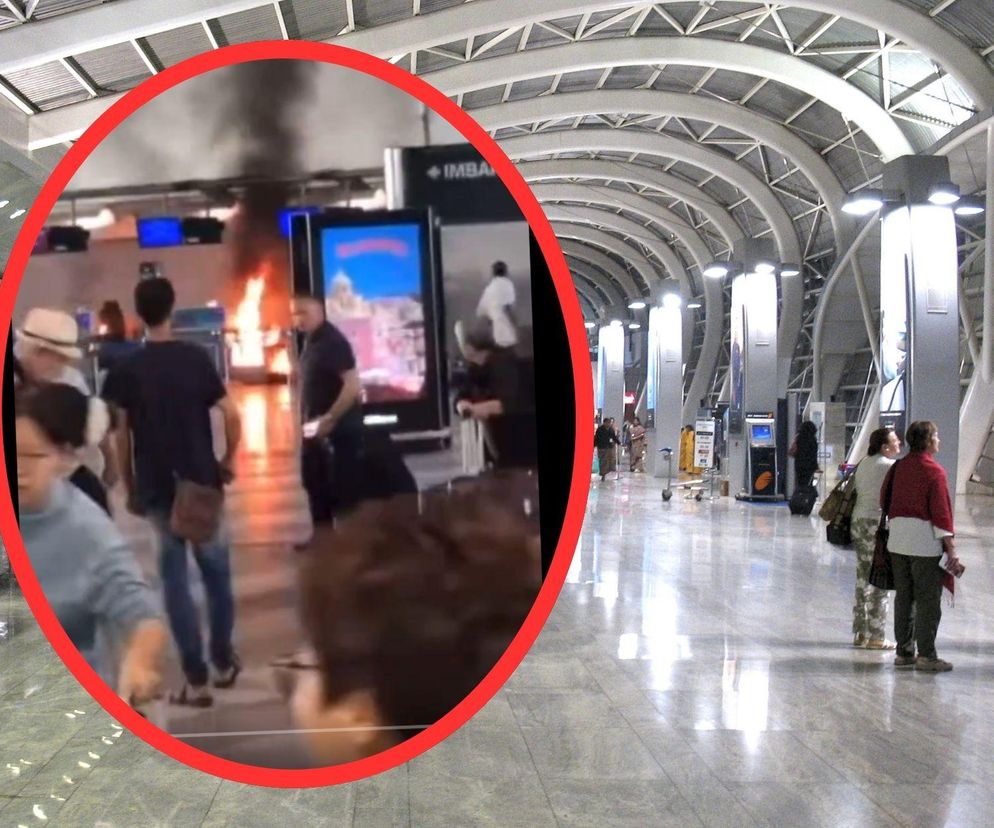 Szokujące sceny na lotnisku Malpensa