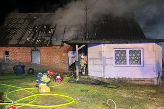 W Kazanicach pod Lubawą spalił się dom
