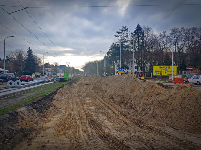 Budowa węzła Łękno - grudzień 2019