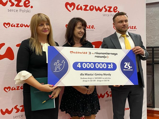 Mazowsze przekazało blisko 30 mln zł na inwestycje w powiecie siedleckim