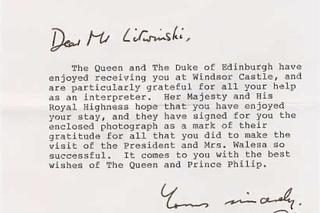 Tylko u nas! Wizyta prezydenta Lecha Wałęsy u królowej Elżbiety II. Autentyczny majestat