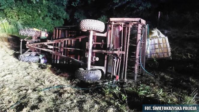  Śmiertelny wypadek w gospodarstwie, 45-latek przygnieciony przez ciągnik