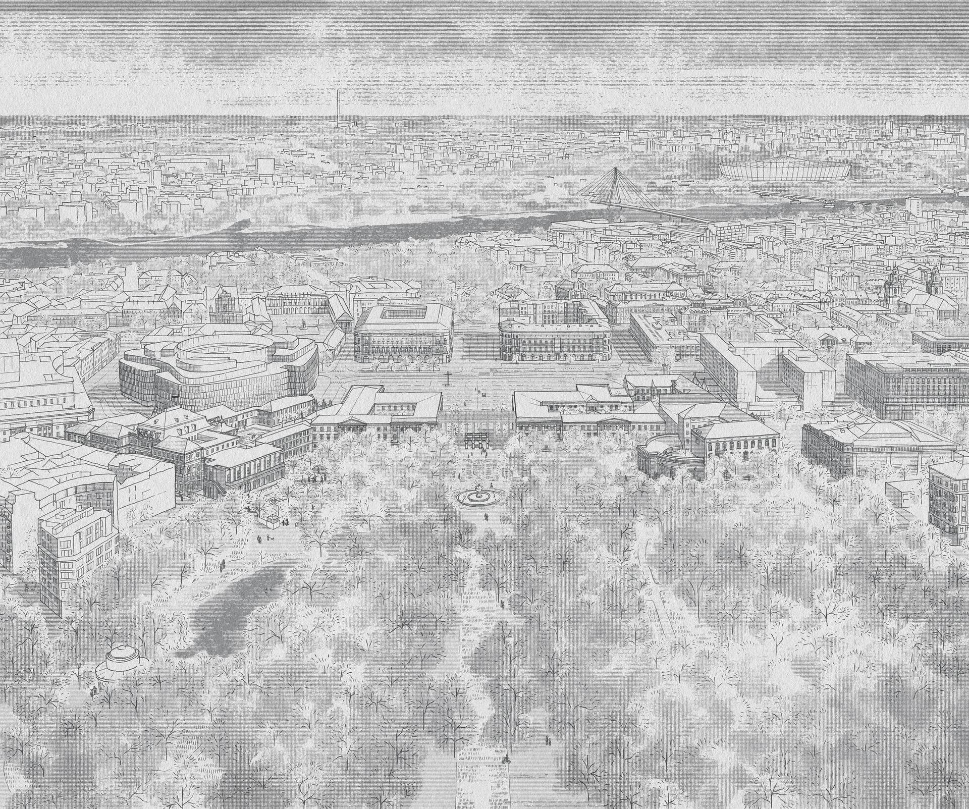 Odbudowa Pałacu Saskiego według LAN oraz P2PA