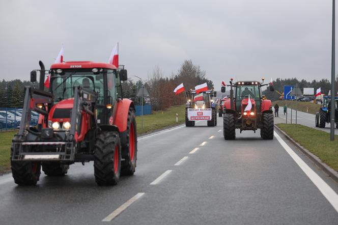 Protest rolników w Pyrzowicach