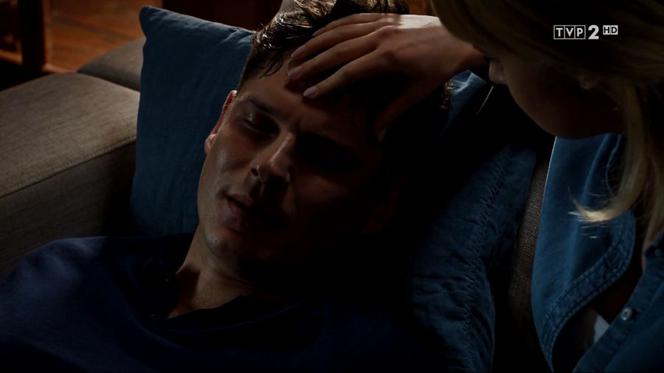 M jak miłość, odc. 1457. Janek (Tomas Kollarik), Sonia (Barbara Wypych)