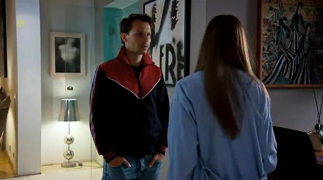 Barwy szczęścia odc. 1940. Regina (Kamila Kamińska), Franek (Mateusz Banasiuk)