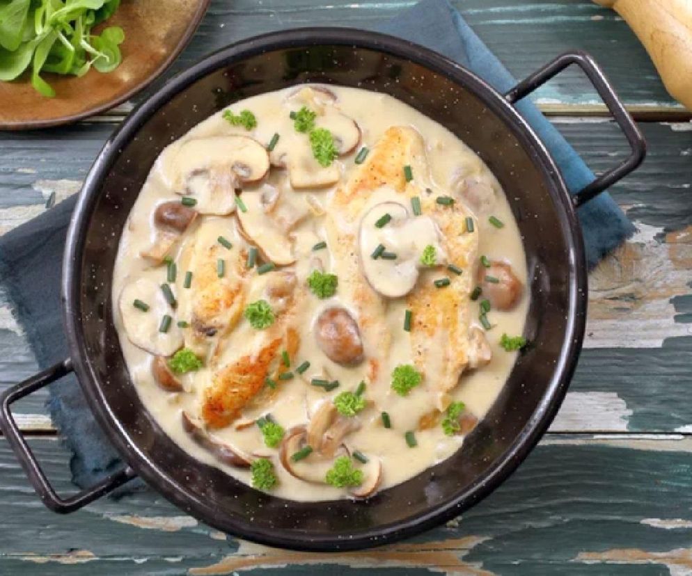 kurczak w sosie smietankowym